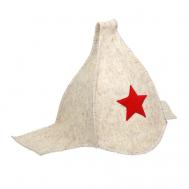 Шапка для бани и сауны "Будёновка" Hot Pot