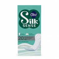 Silk Sense Ежедневные женские мягкие прокладки, без аромата OLA