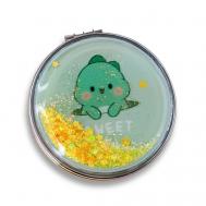 Зеркало складное "Little dino green" с увеличением iLikeGift