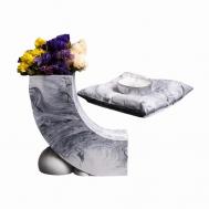 Ваза для сухоцветов из гипса подарочный набор для декора дома SHE STYLE