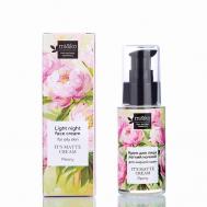 Легкий ночной крем для регулирования выработки кожного сала It`s matte cream Peony 30 MI&KO