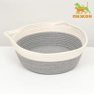 Экологичный лежак для животных хлопчатобумажный Пижон