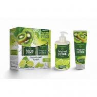 Подарочный набор женский Киви-Лайм: мыло для рук + бальзам для рук Original Juice 504 Compliment