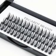 Накладные Ресницы пучки мокрый эффект EKGARDT BRAND