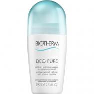 Шариковый дезодорант-антиперспирант с минеральным комплексом Deo Pure Tri-active Roll-on 75 BIOTHERM
