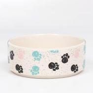 Миска керамическая "Лапки" Пижон