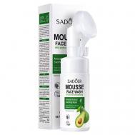 Мусс для умывания очищающий с экстрактом авокадо и мягкой щеточкой 120 SADOER