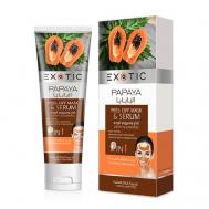 Маска-плёнка и сыворотка для лица 2 в 1 с экстрактом папайи 100 EXOTICMOOD