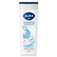Крем-гель для душа Хлопковое молочко 390 Aura