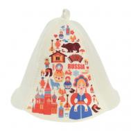 Шапка для бани и сауны "Матрешки" HOTPOT