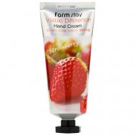 Крем для рук с экстрактом клубники Visible Difference Hand Cream Strawberry 100 FARMSTAY