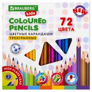 Карандаши цветные  KIDS NEW 72 цвета Brauberg