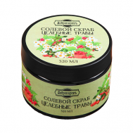 Скраб для тела солевой" Целебные травы" 320 Добропаровъ