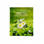 Тканевая маска для лица с кремовой пропиткой с экстрактом зелёного чая 25 DEOPROCE