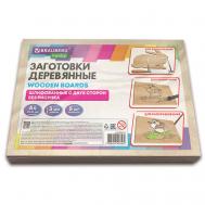 Заготовки для творчества деревянные HOBBY Brauberg