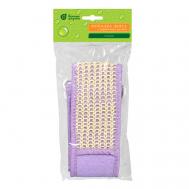 Мочалка из сизаля, лента с сегментами хлопка с веревочной ручкой Банные Штучки