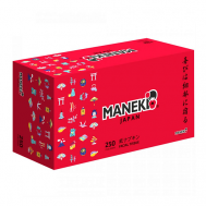 Салфетки бумажные Red 2 слоя белые Maneki