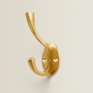 Металлический настенный крючок золотистого цвета ZARA HOME