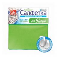 Салфетка для уборки, тряпка для стекол и зеркал 30*30 см GRIFON
