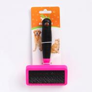 Пуходерка без капель, прорезиненная ручка Пижон