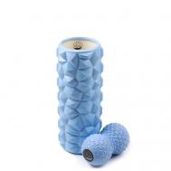 Набор массажный 2в1 для йоги и МФР, валик (ролик), мяч DARE TO DREAM