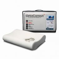 Подушка под голову ортопедическая Classic L с эффектом памяти OrtoCorrect