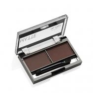 Тени-matte для бровей 2-х цветные LA ROSA