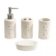 Набор аксессуаров для ванной комнаты «Барельеф» Доляна