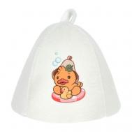 Шапка для бани и сауны детская «Утёнок» HOTPOT