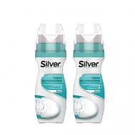 Набор крем-краски для кожаной обуви, кроссовок и подошвы, белая Silver