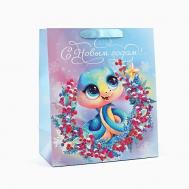 Пакет ламинированный "С Новым годом" Дарите счастье