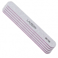 Пилка для ногтей узкая прямая 80/100 GET THE REASON LAKBERRY