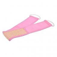 Мочалка из сизаля, лента с сегментами хлопка с веревочной ручкой Банные Штучки