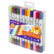 Маркеры акварельные для скетчинга двусторонние ART Brauberg