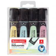 Текстовыделители  EXTRA PASTEL Brauberg