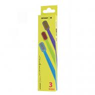 Набор зубных щеток с супер мягкими волокнами X supersoft SPOKAR