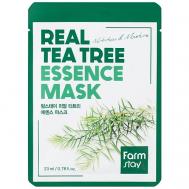 Маска для лица тканевая с экстрактом чайного дерева Real Tea Tree Essence Mask 23 FARMSTAY