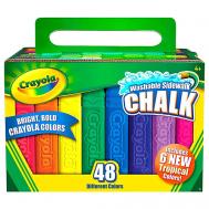 Разноцветные мелки для рисования на асфальте Washable Sidewalk Chalk Crayola