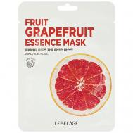 Тканевая маска для лица с экстрактом грейпфрута, 25 LEBELAGE