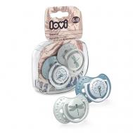 Пустышка силиконовая Botanic динамическая Lovi