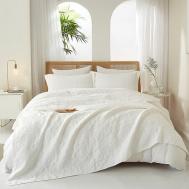 Покрывало Arya хлопковое 220x240 Serrate Белый Arya home collection