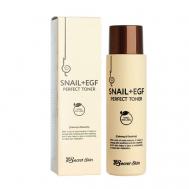 SNAIL+EGF Тонер для лица с экстрактом улитки и EGF 150 Secret Skin