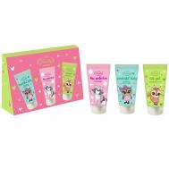 Подарочный набор Маска для рук + Крем для рук + Крем для рук и ногтей LISS KROULLY