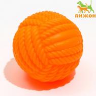 Игрушка для собак пищащая "Клубок ниток" Пижон