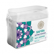 Палочки ватные в пакете SAFIRA
