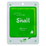 Тканевая маска для лица с муцином улитки 22 MIJIN