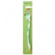Tommy Детская зубная щетка с мягкими волокнами и щеткой для языка SPOKAR