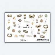 Слайдер дизайн Фольгированная Аэрография "Jewelry" Freedecor