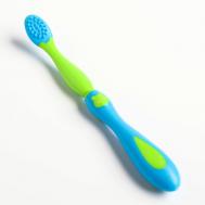 Детская зубная щетка-массажер с силиконовыми щетинками, от 6 месяцев Крошка Я