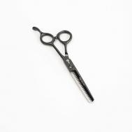 Парикмахерские ножницы black edition филировочные 34 зубьев 6.0" MELONPRO